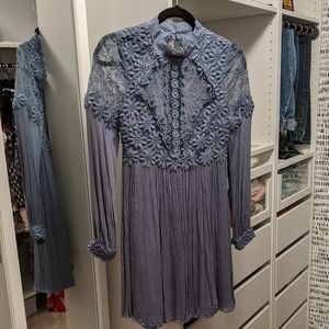 Free People purple lace dress